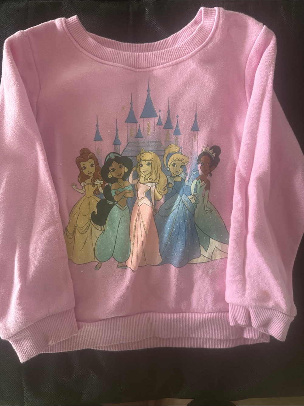 Disney Pink Princess Graphic Sweatshirt